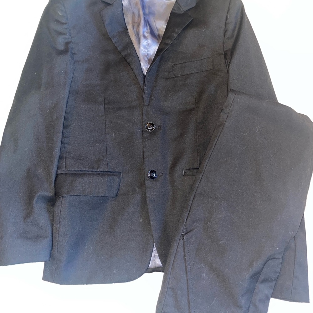 Perry Ellis Kids Black Suit 3 Piece Set